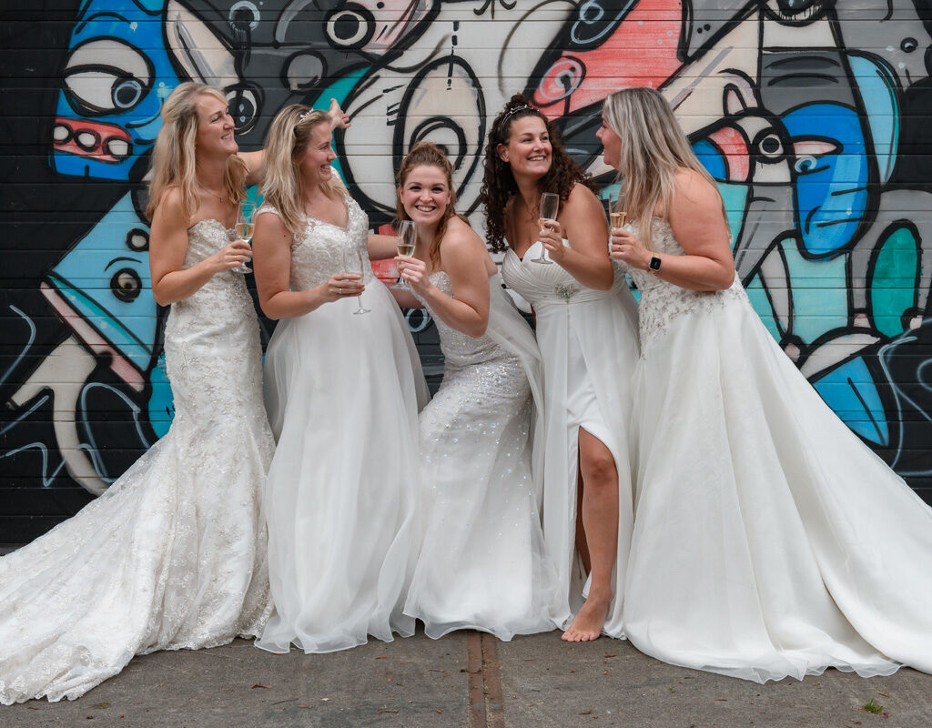 trouwjurken passen uitje